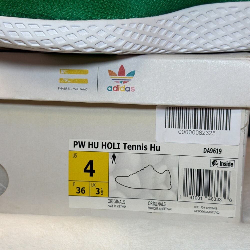 Pharrell x Adidas Tennis Hu Holi Green DA9619 | 4Y/5.5W - Picture 12 of 14
